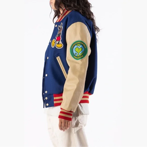 Stadium Goods Rello Varsity Jacket - Blue - small